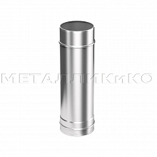 Труба 1,0 м (Оц/0.5 мм) Ф210 (Металлик-Ко)