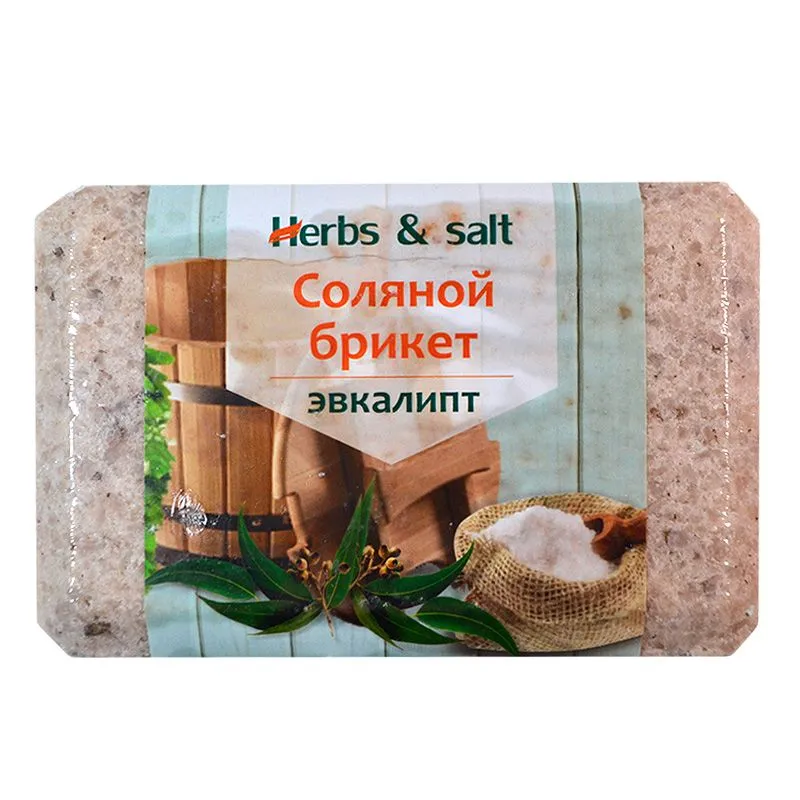 Соляной брикет «Эвкалипт» (Шлифованный, 1,3 кг) (Теплоконтакт)