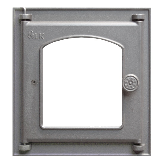 361 LK Дверца топочная (стекло) (250х280 мм)