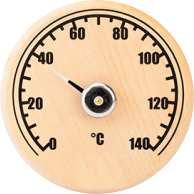 Термометр для сауны «Банная станция круглая» (СБО-1т)