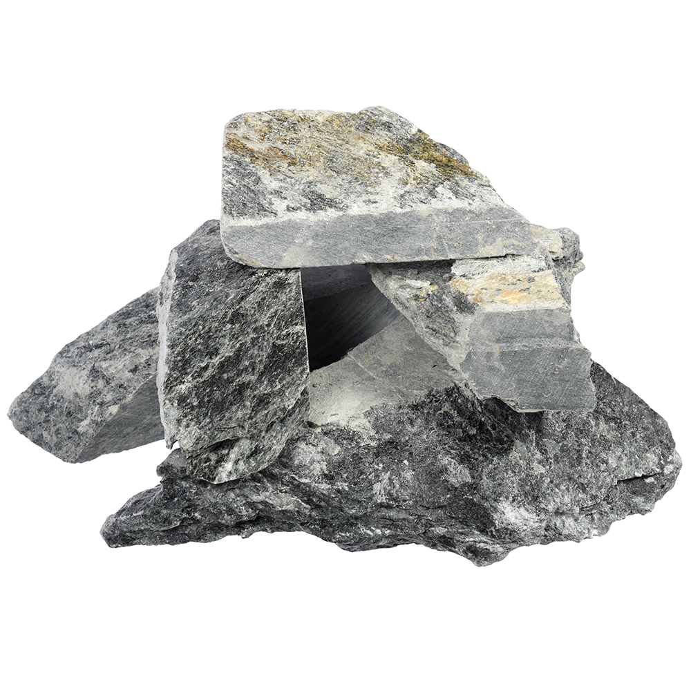 Камень для бани «Талькохлорит» (Колотый, Коробка, 20 кг) (Скандинавия)