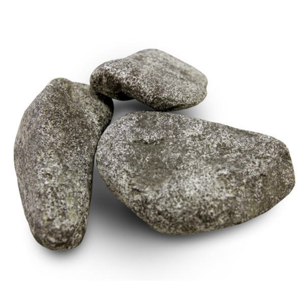 Камень для бани «Хромит» (Обвалованный, Ведро, 10 кг) (Теплоконтакт)