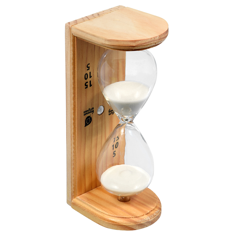 Часы песочные «Люкс» для бани и сауны (6,5х9х19,5 см, Артикул 18035) (Банные штучки)