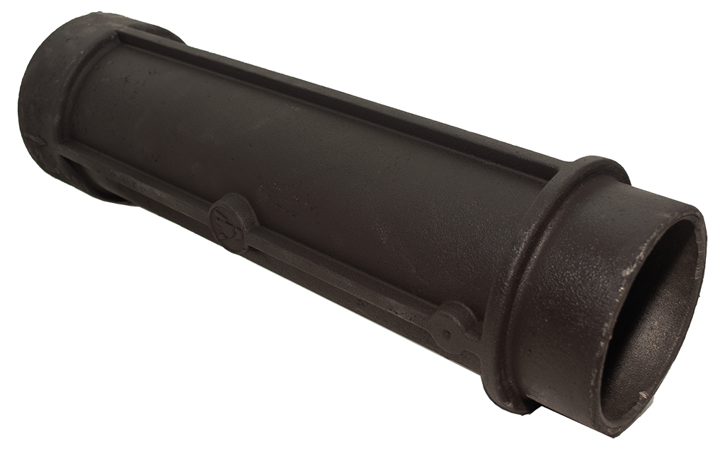 Труба дымоходная стартовая чугунная (Ф130, L-300 мм) (НМК)
