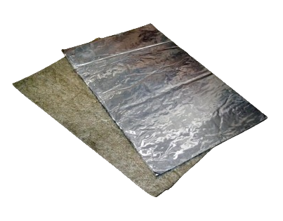 Базальтовый картон фольгированный (1000х600х10 мм, 20 штук в упаковке)