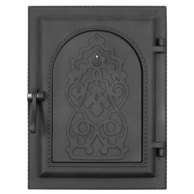 Дверка каминная ДКУ-9 (Р) «Камелёк» (290x410 мм, Черный) (Рубцовск)