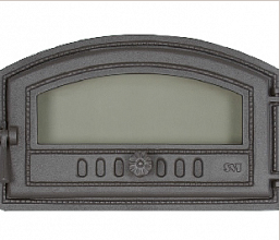 Дверца хлебной печи SVT 424 (герметичная, правосторонняя, стекло) (410x180/230 мм)