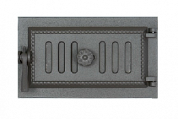 Зольная дверца SVT 433 (герметичная, правосторонняя, сплошная) (270x130 мм)