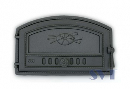 Дверца хлебной печи SVT 421 (герметичная, левосторонняя, сплошная) (410x180/230 мм)