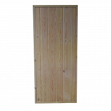 Дверь банная массив (Хвоя, 1770x770x80 мм)