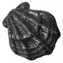 Камень чугунный для бани Рубцовск КЧР-3 «Ракушка малая» (97х79х42 мм, 1,04 кг)