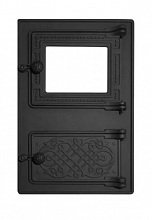 Портал печной ПДТ-3С (Р) (под стекло) (250x425 мм, Черный) (Рубцовск)